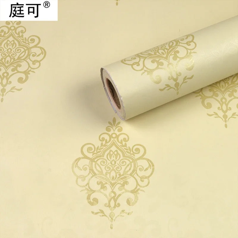 Home Decor Retro Floral Wallpaper Renovation of Bedroom and Living Room Decorative Walls