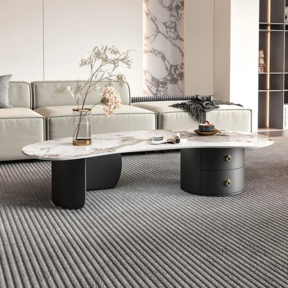 Irregular Modern Coffee Table Accessories Black Small Outdoor Coffee Tables Living Room Drawers Table Basse De Salon Home Decor