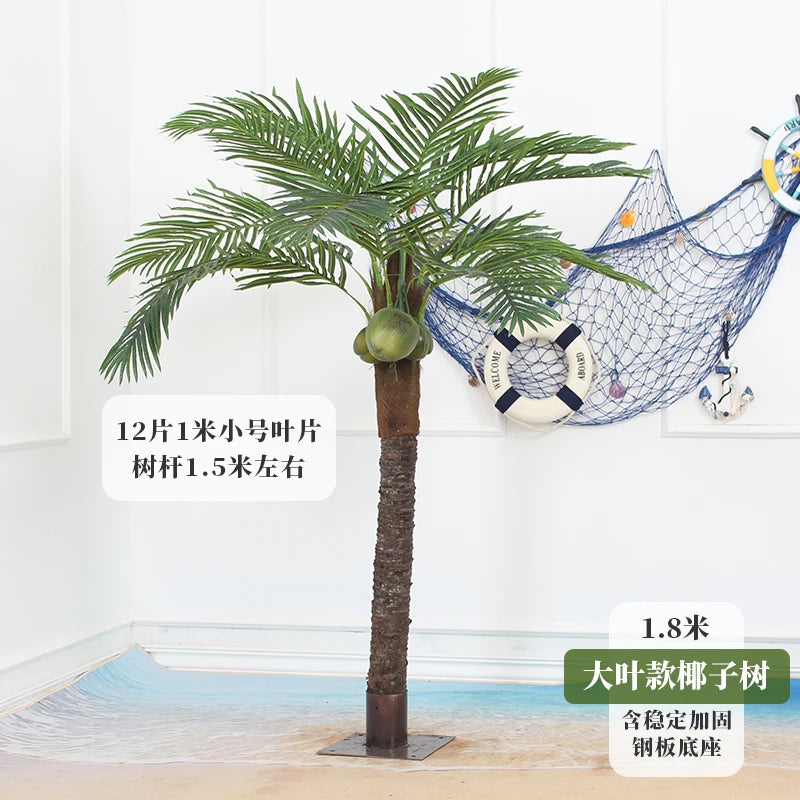 large artificial coconut tree indoor and outdoor decorative plant hotel floor palm tree