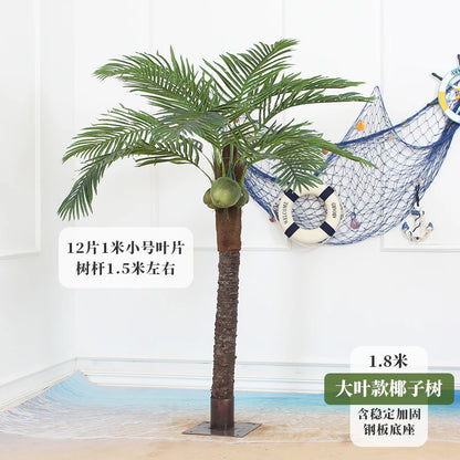 large artificial coconut tree indoor and outdoor decorative plant hotel floor palm tree