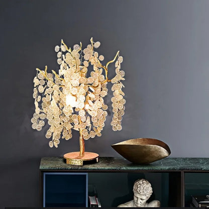 Post-Modern Living Room Bedroom Bedside Lamp Light Luxury Floor Lamp Creative Tree Crystal Branch Art Decorative Lamps Lustre