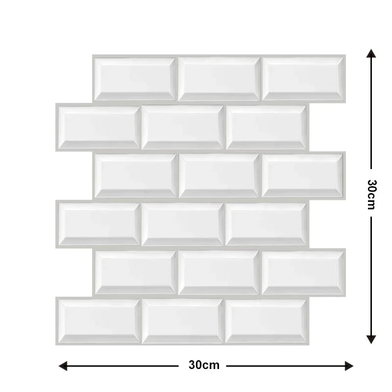 Transform Your Home with 10 pcs Decorative 3D Wall Panels - Self-Adhesive, Waterproof & Moisture-Proof Wallpaper for Living Room