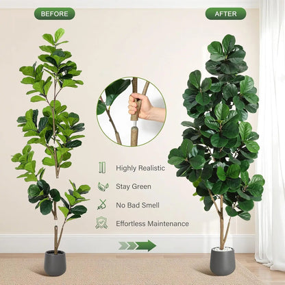 Artificial Fiddle Leaf Tree