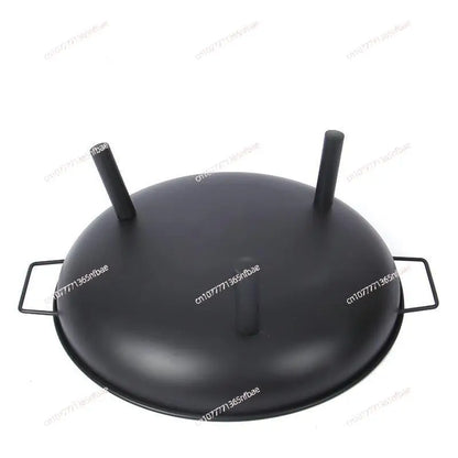 Outdoor Round Fire Pit – Portable Wood and Charcoal Burning Heater for 4‑5 People – Patio and Backyard Fire Bowl