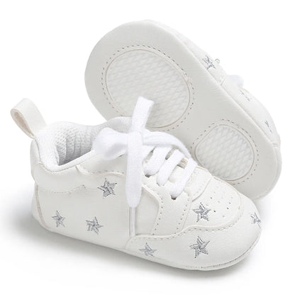 Casual Baby Shoes Infant Baby Girl Crib Shoes Cute Soft Sole Prewalker Sneakers Walking Shoes Toddler First Walker 0-18Month