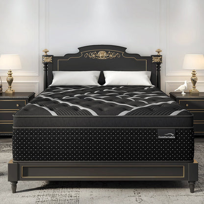12/14inch Hybrid Gel Memory Foam Mattress with Pocket Spring Medium Firm Motion Isolation Twin Full Queen King Mattress in a Box