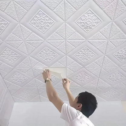 20Pc 35X35cm Imitation Brick Wallpaper Self-adhesive Waterproof Moisture-proof Living Room Background Bedroom Wall Decoration