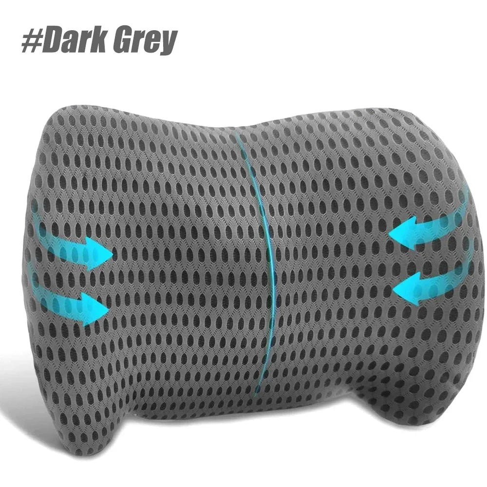 Memory Foam Lumbar Support Pillow for Lower Back Pain Relief for Car Seats, Office Chairs, Gaming Consoles,Sofas,Recliners,Beds