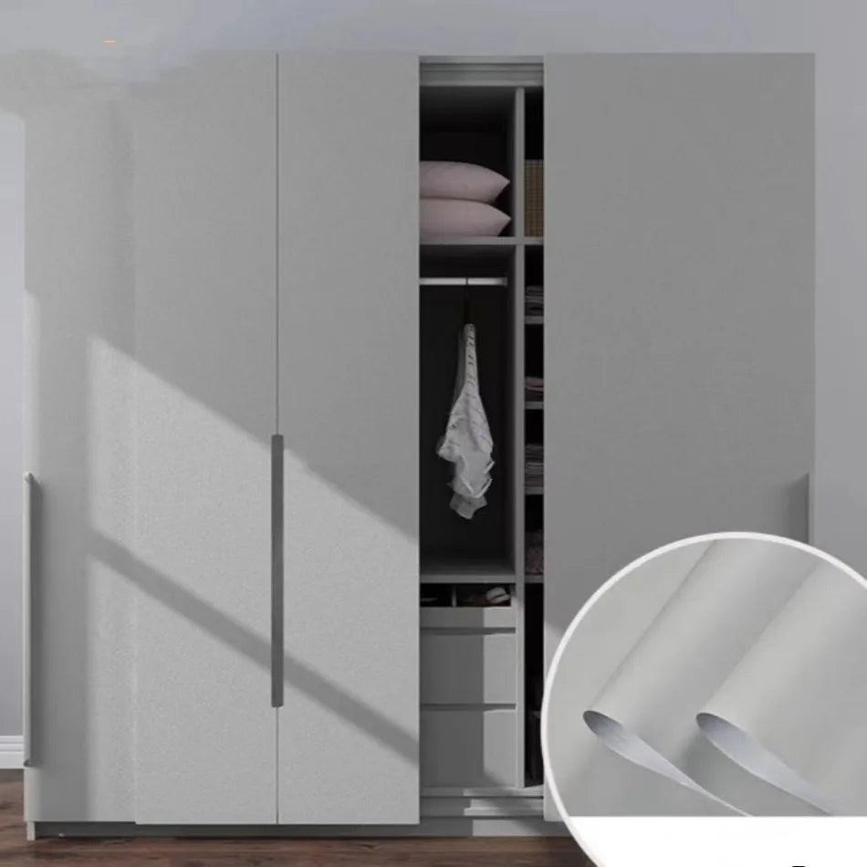 Baby Skin Sensation Thick Self Adhesive Waterproof PVC Wallpaper Muebles Furniture Kitchen Cabinets Armoire Oil Proof Stickers
