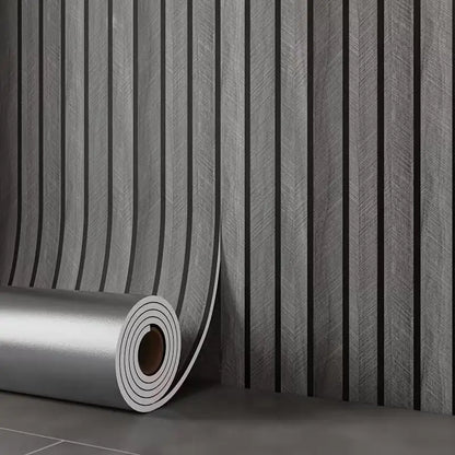 Thick Brown Grid Peel and Stick Wallpaper Faux Plaid Design Waterproof Moisture-Proof for Walls Ceilings Home Decor