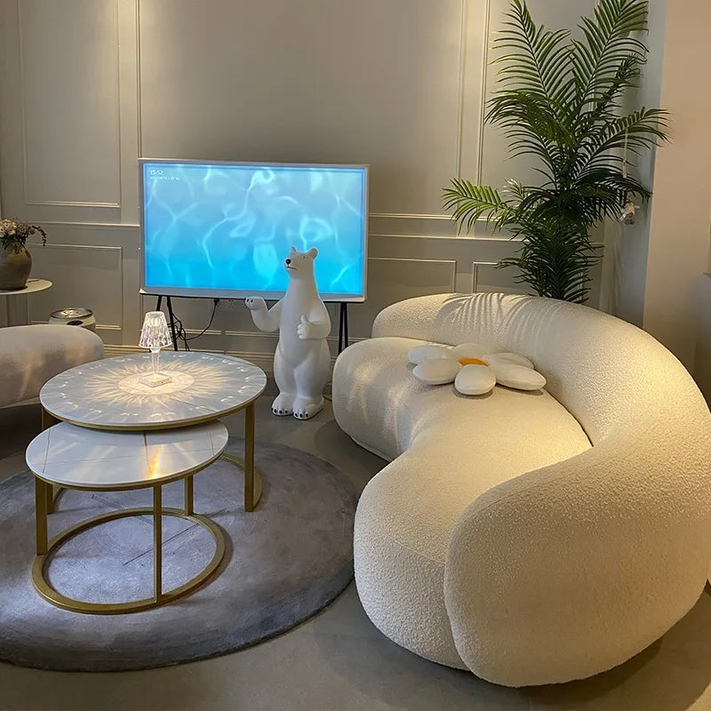 Luxury Double Living Room Sofas Floor Designer Adults Comfortable Sofa Elegant Relax Divani Da Soggiorno Home Furnitures
