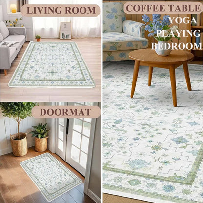Bohemian-Style Outdoor Carpet for Anti-Mold Moisture-Proof and Dirt-Proof Summer Terrace Camping Mats Home Decoration Rugs