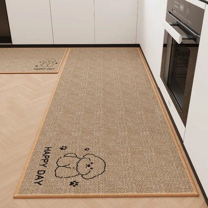 Rugs for Kitchen Floor Mat Anti-slip Dirt-resistant Foot Mats Home Laundry Balcony Oil-proof Mats Washable Easy Clean Rug 양탄자