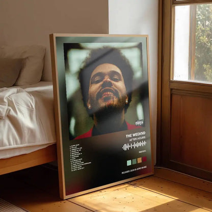 The Weeknd Poster Album Art Cover Songs Music Rap Wall Waterproof Paper Sticker For Living Room Home Decor