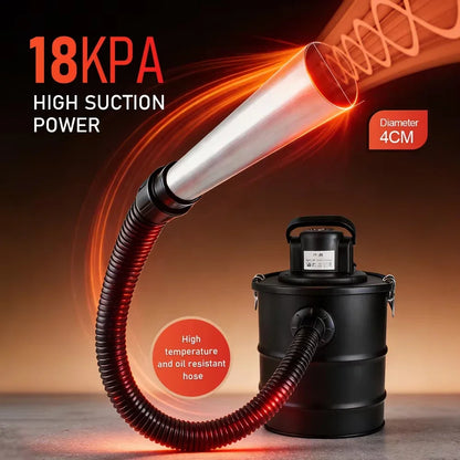 Powerful Indoor Ash Vacuum for Fireplace & Fire Pit Cleaning Safe & Efficient Debris Removal Wood Stove Vacuum Soot Removal Tool