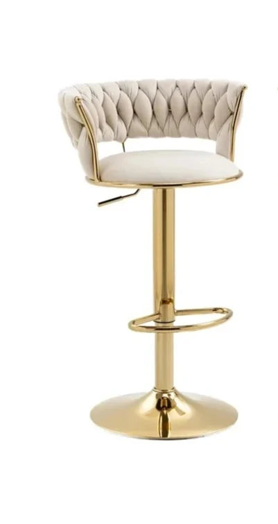 Modern Gold Legs Bar Stools Adjustable Height Italian Minimalist Bar Stools Ergonomic Designer Mama Sandalyesi Kitchen Furniture