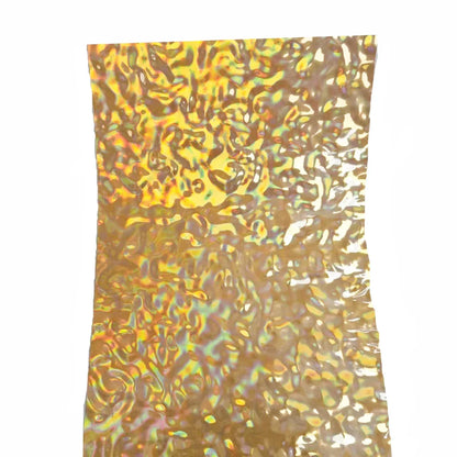 Aqumotic Peel and Stick Wallpaper Customized Wave Decorative PVC Plate Background Wallpapers Fake Metal Mirror Embossed