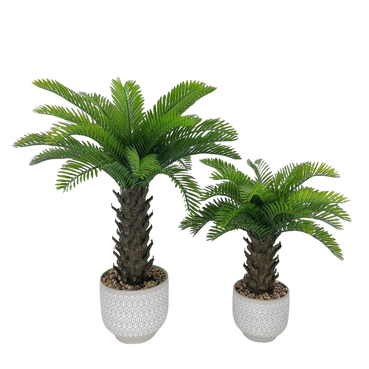 HXGYZP Artificial Coconut Tree Potted Plant Tropical Palm Tree Bonsai Decoration for Home Office Indoor Outdoor 50cm 70cm
