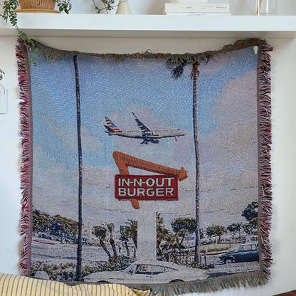 Nordic Throws Blankets For Decorative Sofa Home Aesthetics Sofa Towel Bohemian Picnic Blanket Cover Tablecloth Tapestry Room Rug