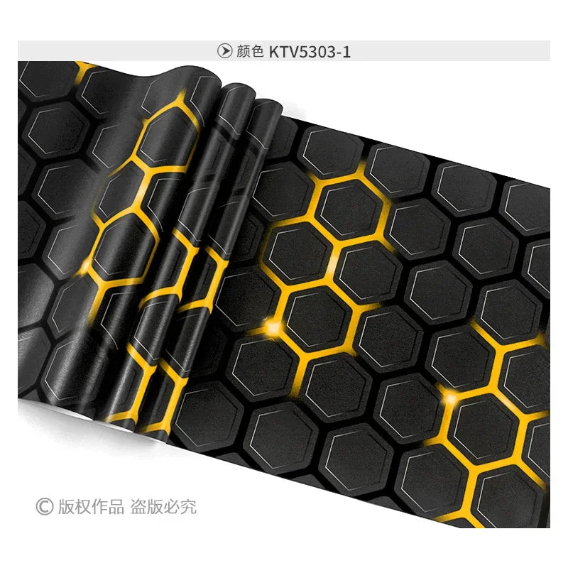 KTV Wallpaper Wallpaper 3D Stereoscopic Technology Internet Cafe Background Live Theme E-sports Hotel Decoration Wall Covering