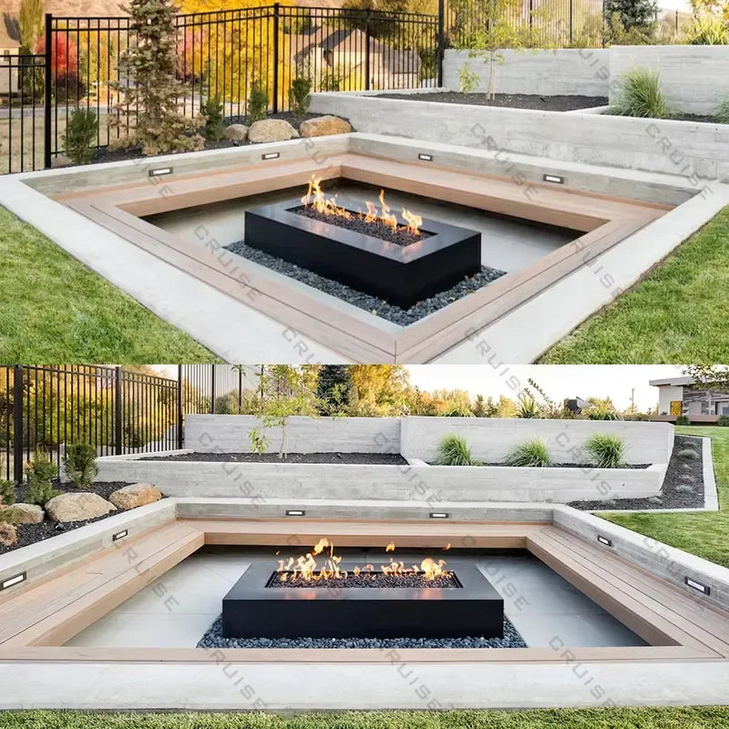【CHIMU HOME】Freestanding Tabletop Wood Pellet BBQ Fire Pit Atomization Design Outdoor Backyard Cooking Stove Grill