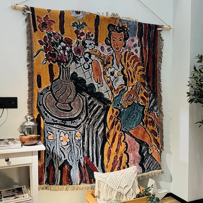 Henri Matisse French Artist Tapestry Blanket Sofa Throw Casual Bed Decor Leisure Rug - Soft Cozy Decorative Home Accessories