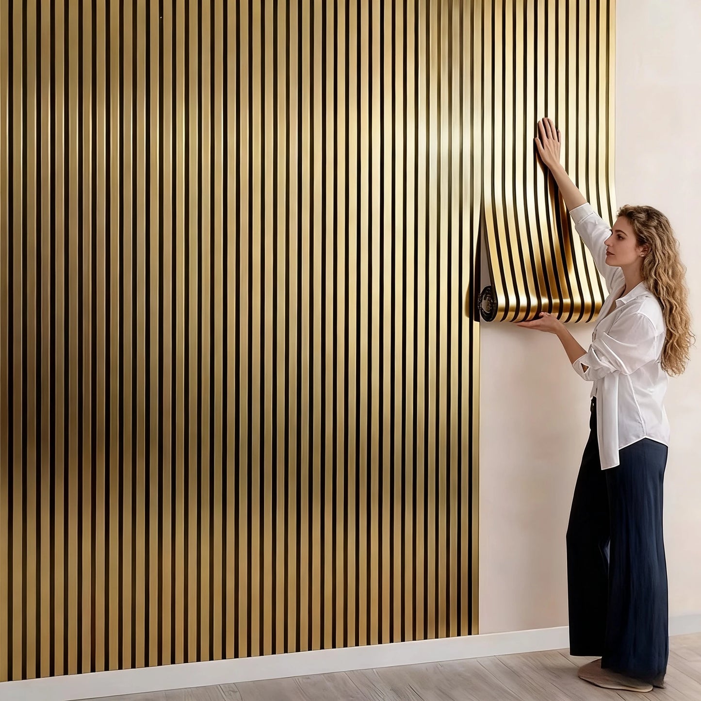 Self Adhesive Wallpaper Peeling PVC Material Mirror Reflect Texture Vinyl Durable Material Decorative Wall Covering