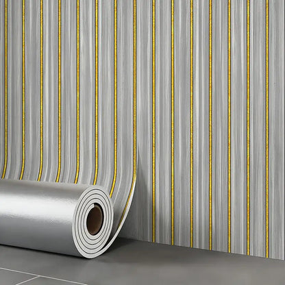 Thick Brown Grid Peel and Stick Wallpaper Faux Plaid Design Waterproof Moisture-Proof for Walls Ceilings Home Decor