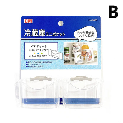 Kitchen Organizer Hanging Hooks Organizer Box Hanging Spice Bottle Small Item Organizer Clip Shelf Storage Hooks Kitchen Hooks