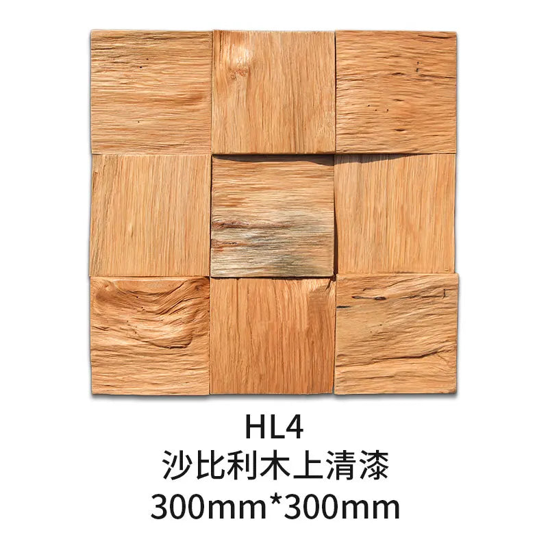 Wallpapers Home Decor Partition Old Boat Wood Mosaic Wall Art Eco-Friendly Weathered Finish TV Background Wall Hotel Bar Feature