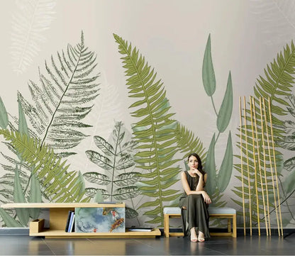 Custom Wallpaper European Style Retro Plants Flowers Forests Hummingbird Mural Bedroom Living Room Background Wall Wallpaper