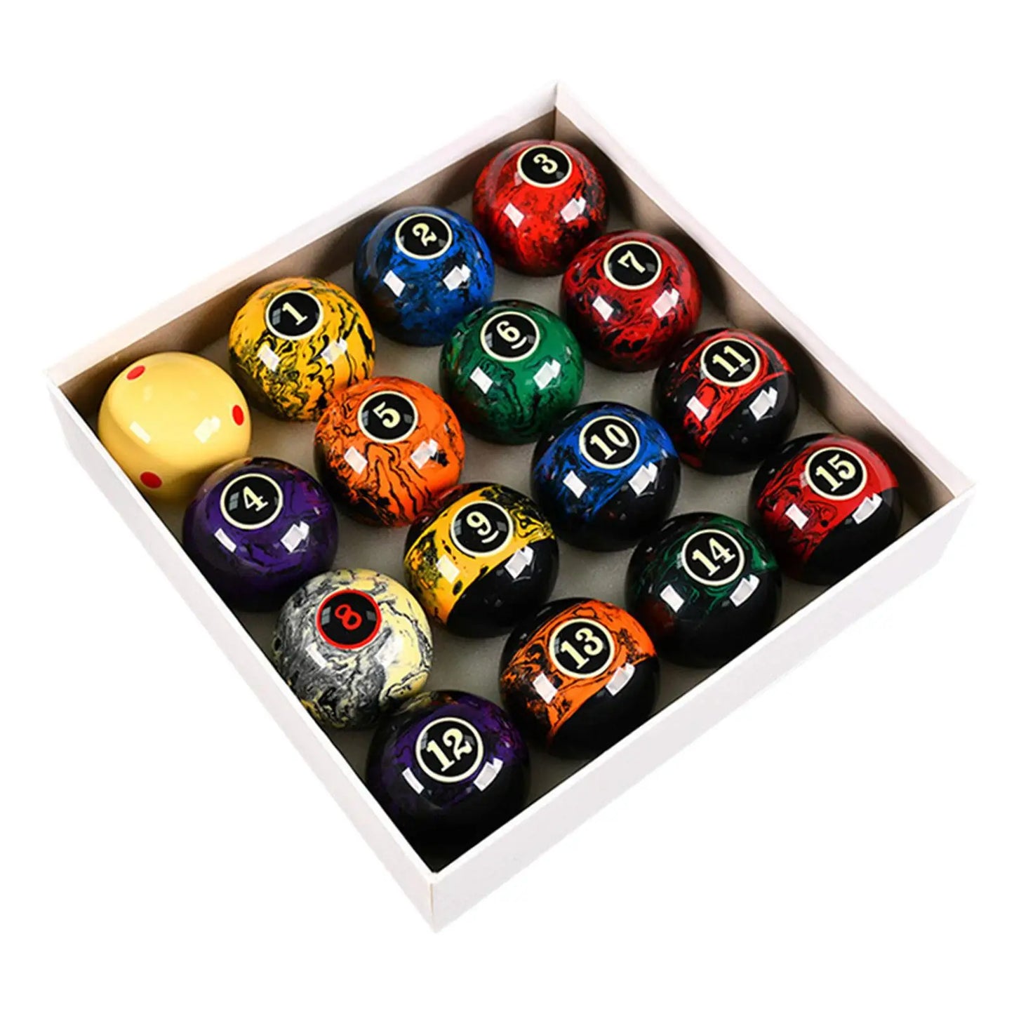 16 Pieces Billiard Balls Pool Table Balls for Game Rooms Recreation Game