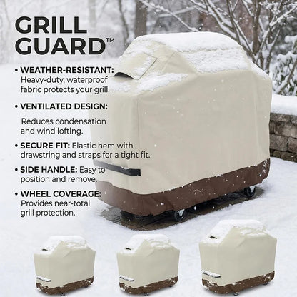 210D Oxford BBQ Cover,Outdoor Grill Cover All-Season Universal BBQ Hood ,Suitable for Camping and Barbecue Essential Accessories
