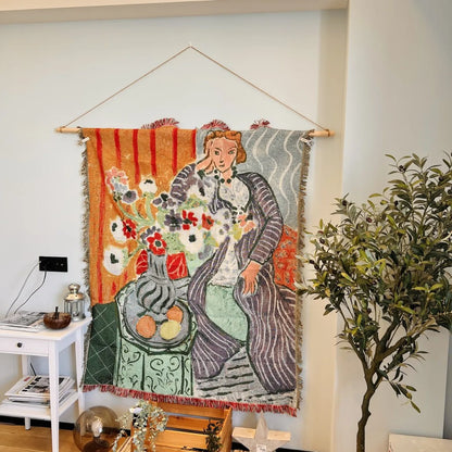 Henri Matisse French Artist Tapestry Blanket Sofa Throw Casual Bed Decor Leisure Rug - Soft Cozy Decorative Home Accessories