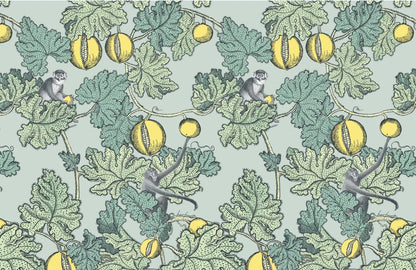 Custom 3D Tropical Rainforest Wallpaper Mural Animals Monkey Wallpapers for Living Room Background Wall paper home decor Sticker