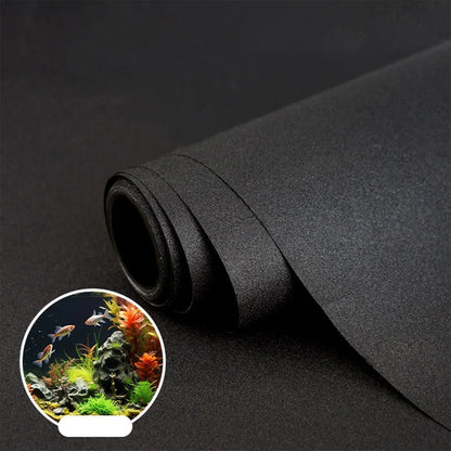 40x200cm Fish Tank Background Static Cling Black Fish Tank Backdrop Aquarium Poster Aquarium Backdrop Aquarium Wallpaper Decor