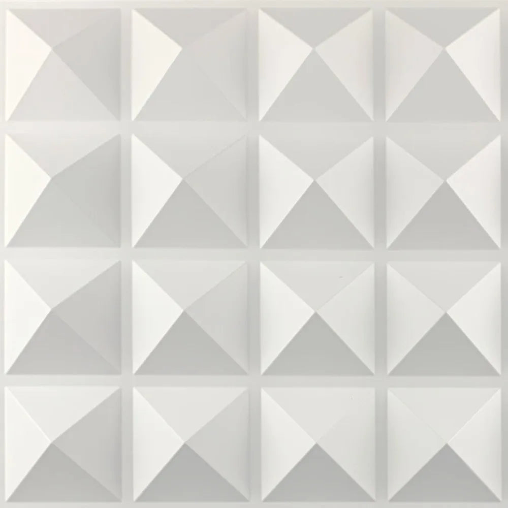 White 3D Wall Panel Foam Brick Waterproof Non-self-adhesive Wall Sticker Modern Geometric Background Wallpaper Wall Renovation