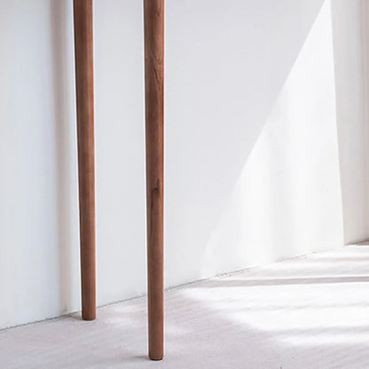 Wood Rectangular Console Table Modern Rustic Minimalist Trendy Console Table Hallway Narrow Console Meuble Wabi Sabi Furniture