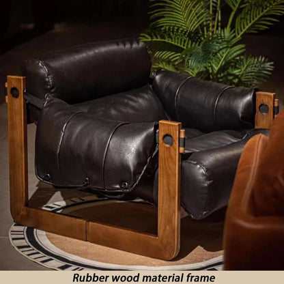 Living Room Sofas Single Lazy Aesthetic Luxury Livingroom Sofas Modern Wooden Comfortable Sofa Cheap Bedroom Home Furniture