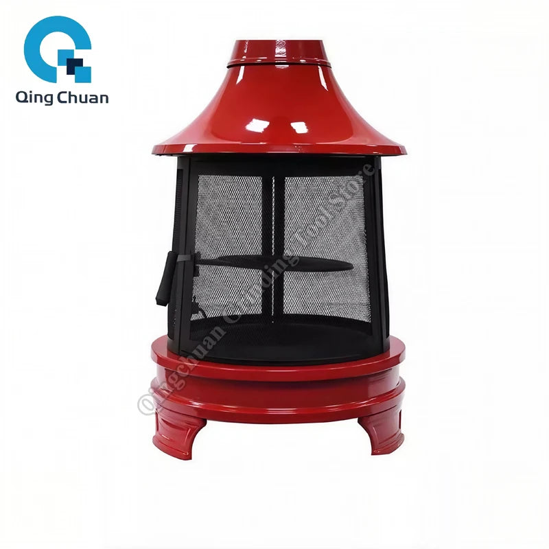 Firewood Stove Fire Pit Grill Charcoal Craftsman Vintage Barbecue Grill Villa Garden Brazier Outdoor Garden Heating Fire Pit