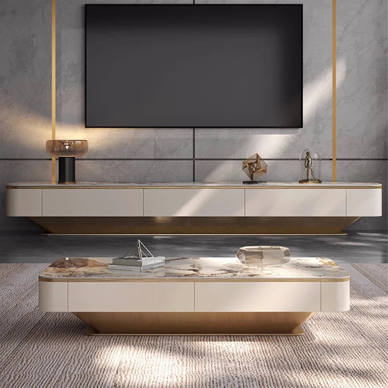 Modern Luxury Tv Stand Nordic Style Aesthetic Trendy Storage Tv Cabinet Design Mobili Per Il Soggiorno Living Room Furniture