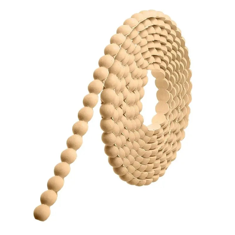 ABUH-Wall For Bathroom Mirror Frame Border Flexible Molding Trim Peel And Stick Decorative Bead Pearl DIY For Walls