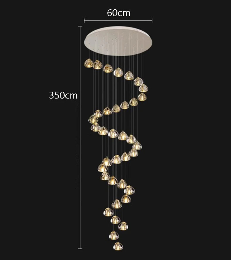 Modern home decoration crystal chandeliers for hall, staircase, indoor lighting fixtures, ceiling lamps, living room exquisite i