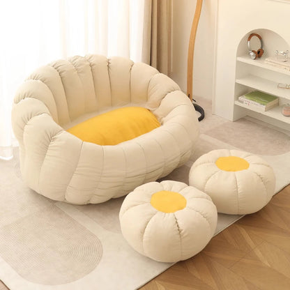 2 Person Living Room Sofas Modern Puffs Sofa Comfortable Relaxing Sofas Bedroom Luxury Sofa Sets Lazy Bean Bag Home Furniture
