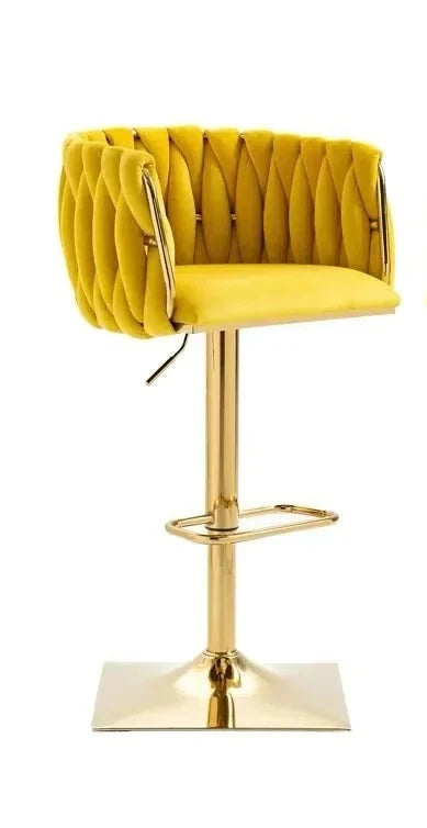 Modern Gold Legs Bar Stools Adjustable Height Italian Minimalist Bar Stools Ergonomic Designer Mama Sandalyesi Kitchen Furniture