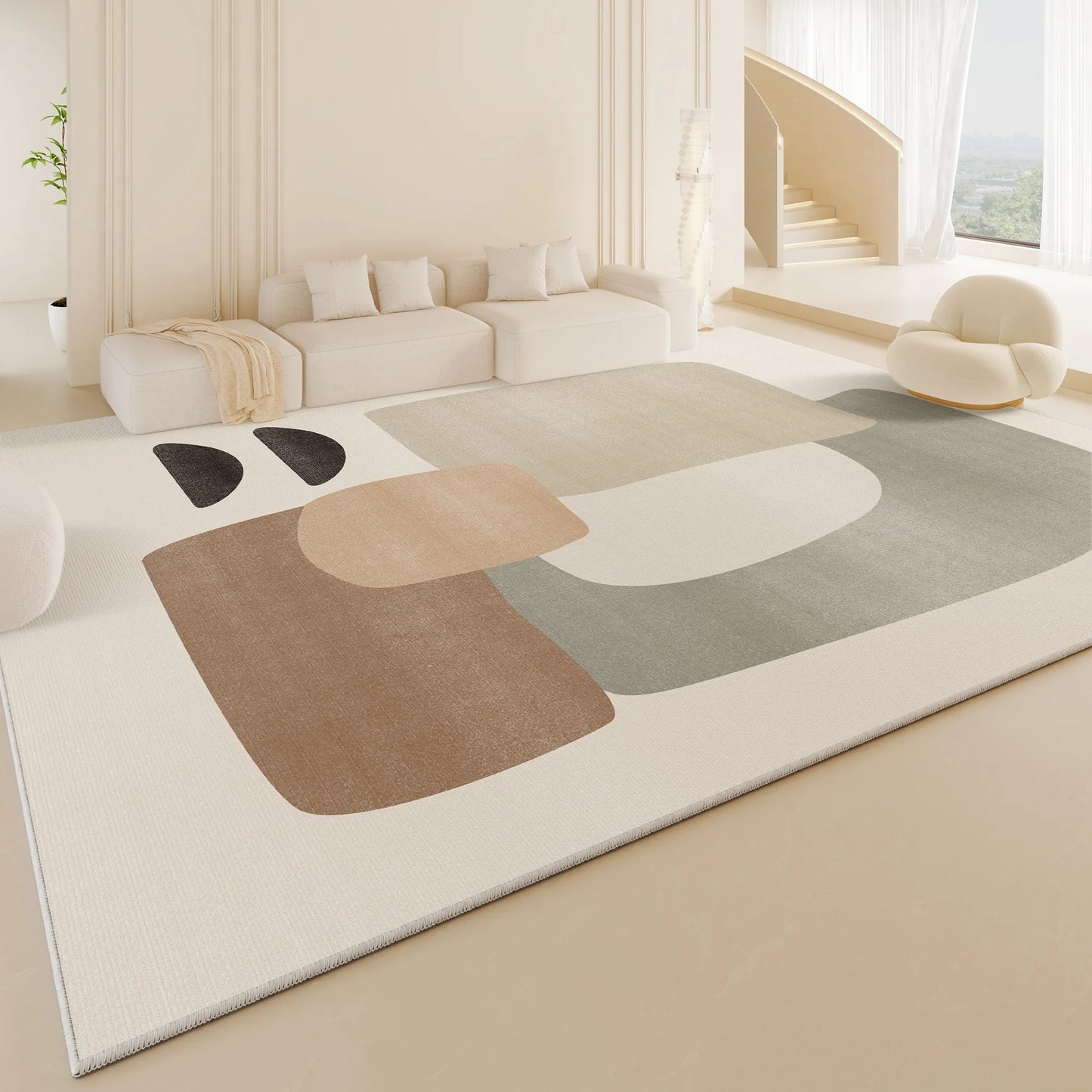 Carpet Living Room Modern Rug Home Decoration Large Rugs Bedroom Decor Floor Mat Anti-slip Soft Machine Washable Lounge Carpets