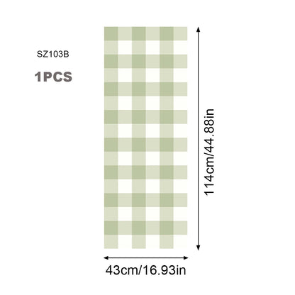 Pastel Checkered Pink & Green Wallpaper Nursery Child Art Decal Kids Room Bedroom Living Home Decor Waterproof Peel and Stick