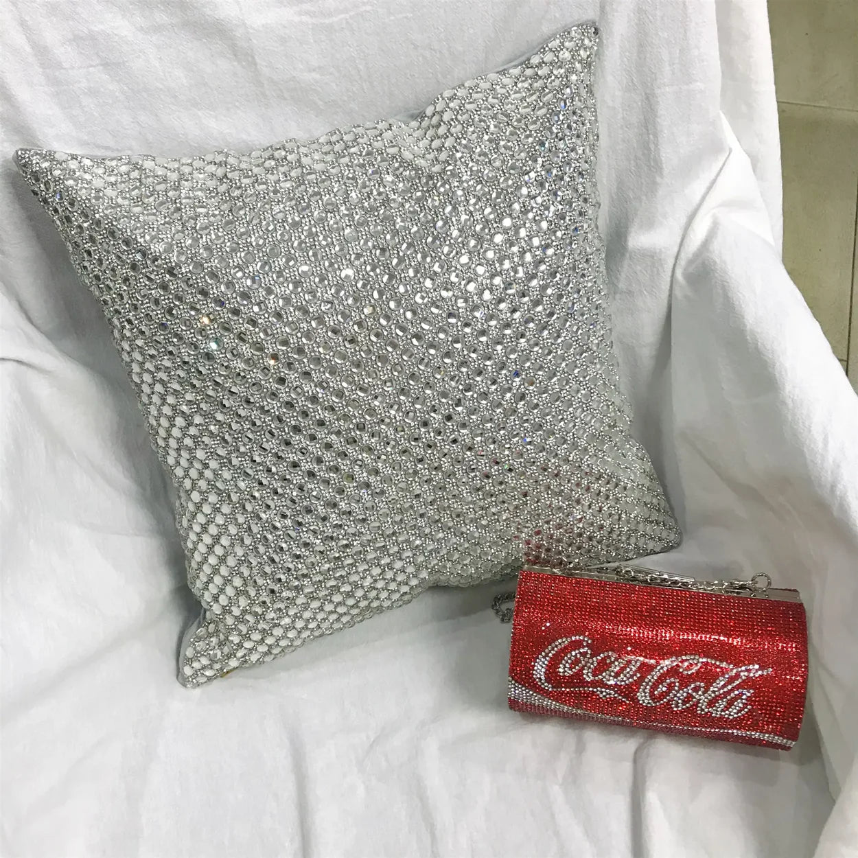 40x40cm Pillow cover Luxury Glitter Bling Throw Diamond Pillow Case Rhinestone Pillowcase Throw Pillow Home Pillowcase
