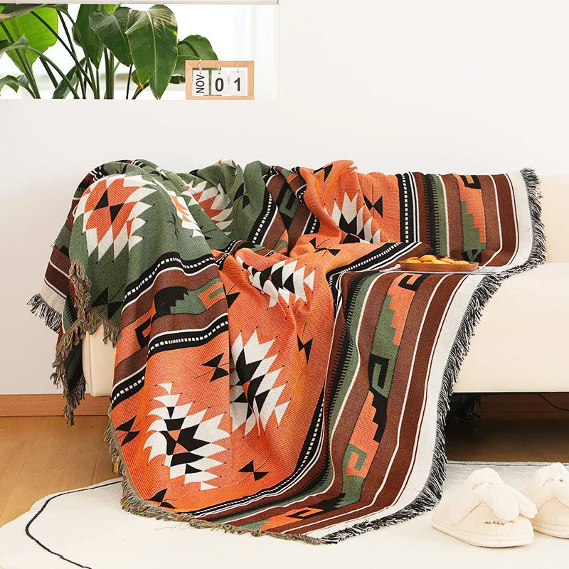Bohemian Plaid cotton Blanket for Sofa bed Decoration Blankets Camping Picnic Blanket Sofa cover throw Blanket bedspread Decor