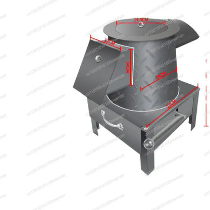 Gas stove indoor heating firewood and coal dual-purpose ultra-thick steel plate household cooking old-fashioned oven